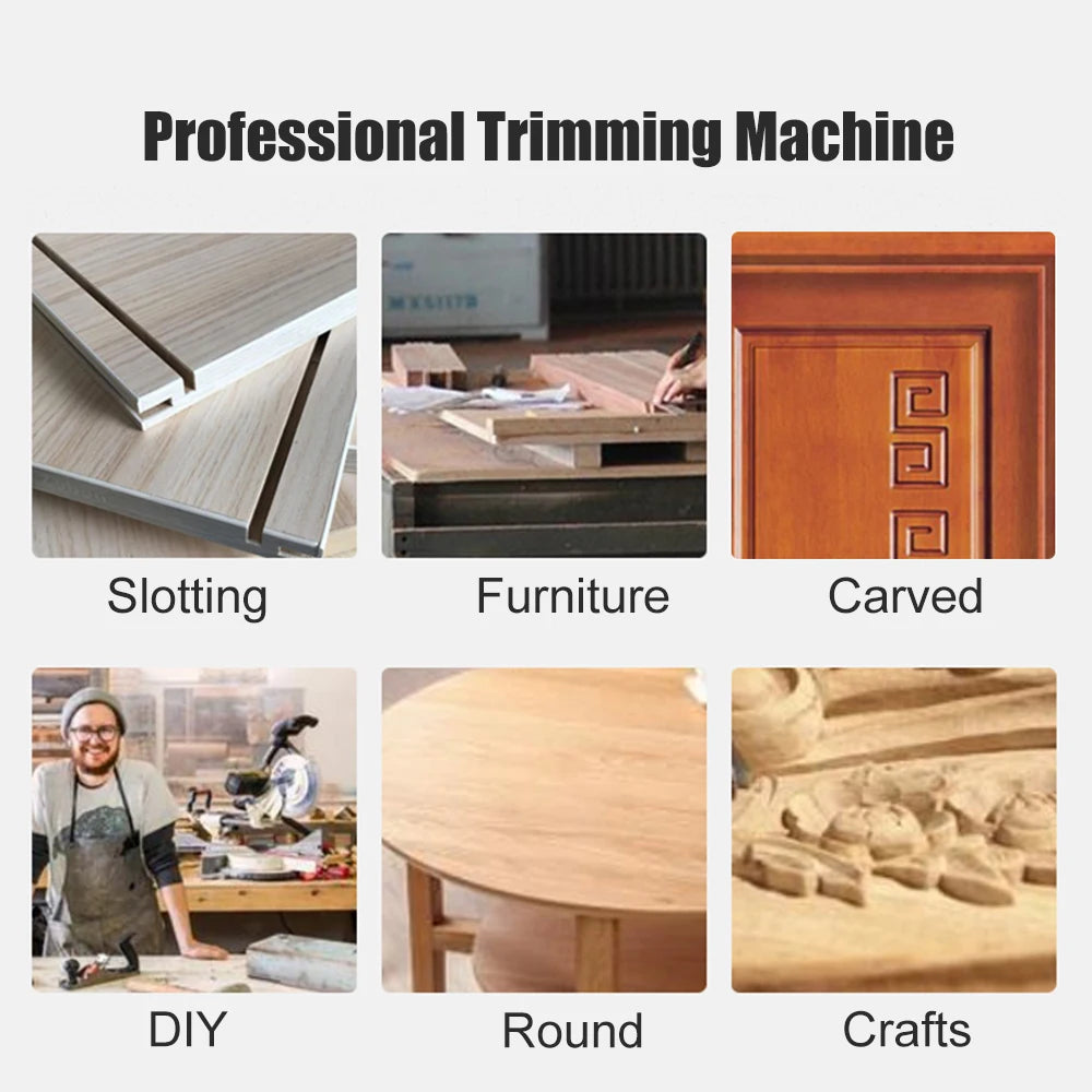 220V 2000W Electric Wood Trimming Router Tool
