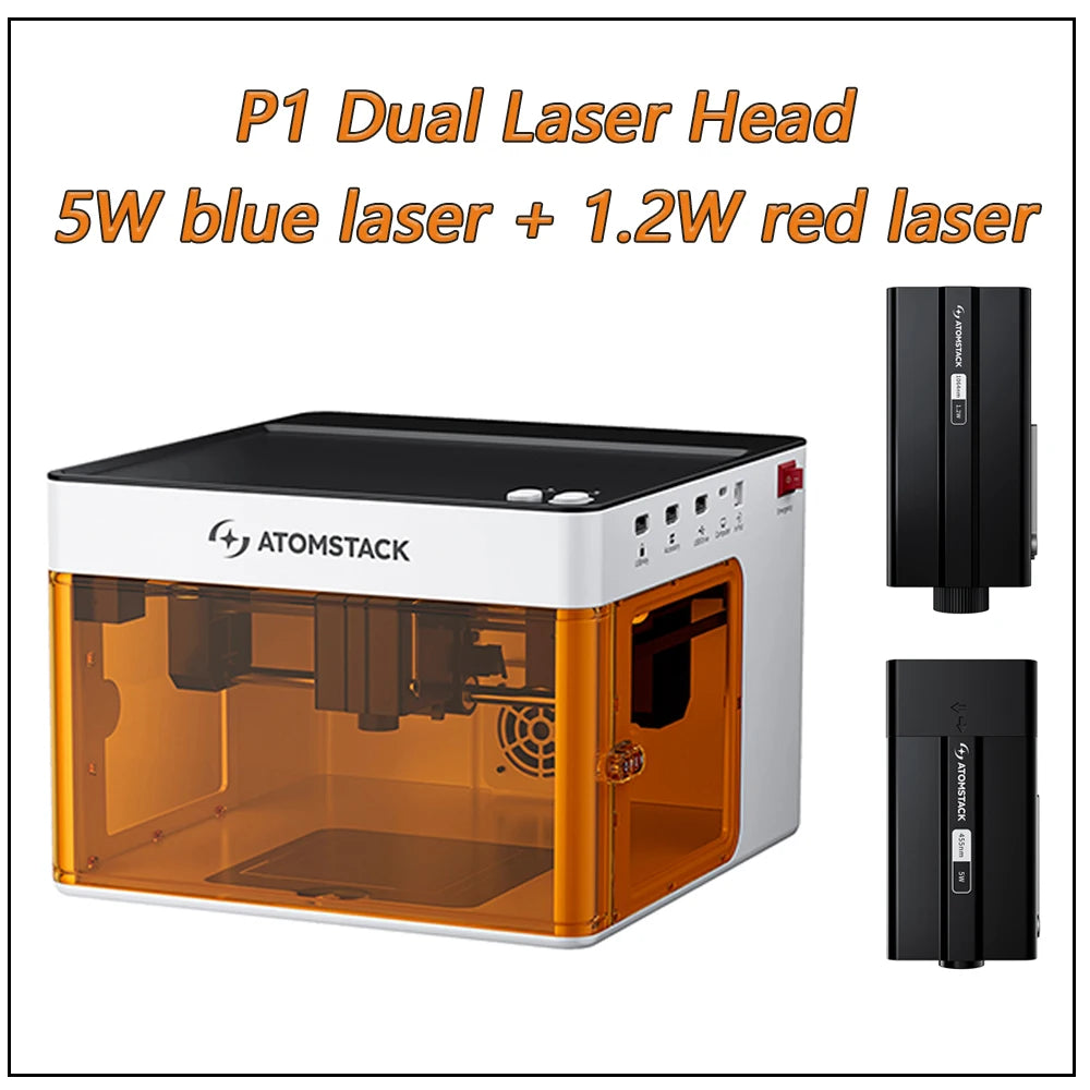 Dual Laser CNC Engraving Machine for Wood and Metal