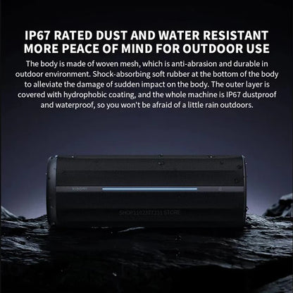 Portable 40W Bluetooth 5.3 Waterproof Outdoor Speaker IP67
