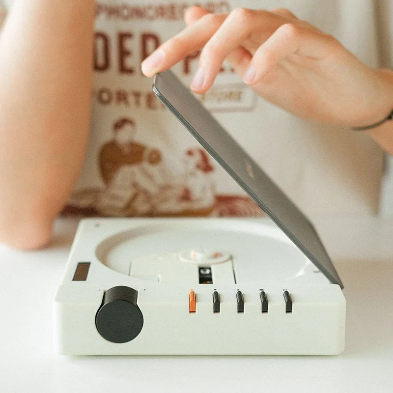 Stylish Portable CD Player with Bluetooth HiFi Audio