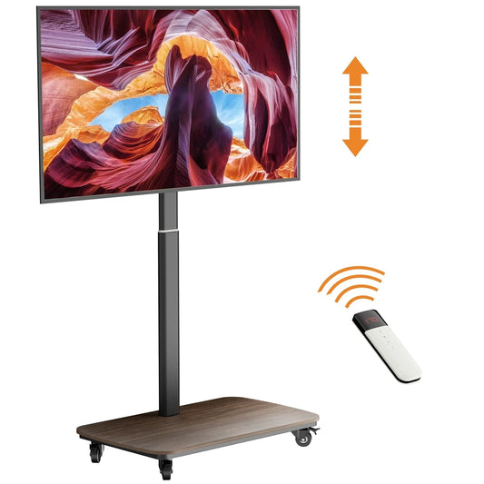 Electric Height Adjustable TV Stand 37–77 Inch with Remote