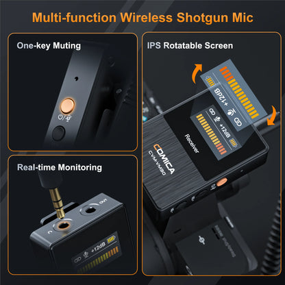 Portable Wireless Condenser Mic for iPhone Video and Podcasts