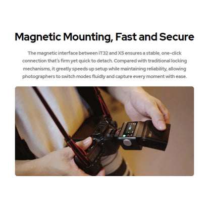 Portable TTL Camera Flash with Magnetic Mount