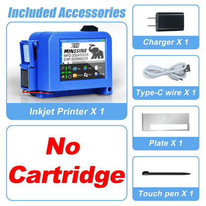 Portable Handheld Inkjet Printer QR Barcode Date Coder