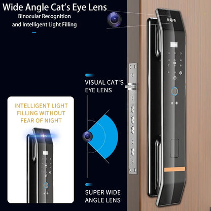 WiFi Smart Lock with Fingerprint IC Card