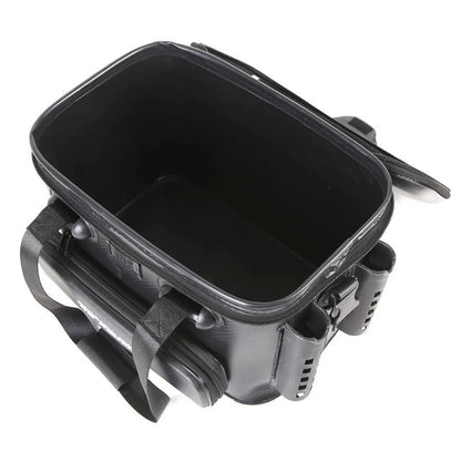 Multifunction White Fishing Bag with Reel and Bait Storage
