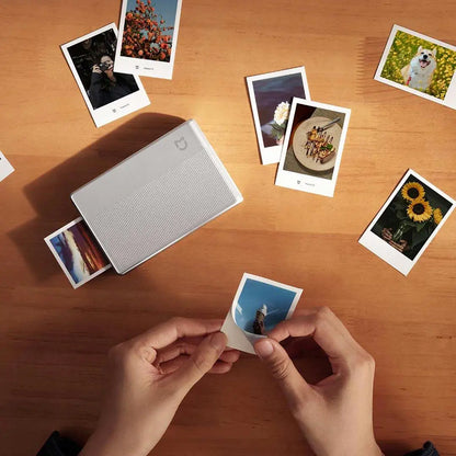 Portable Instant Photo Printer 2x3 Inch ZINK Bluetooth 80PCS Paper