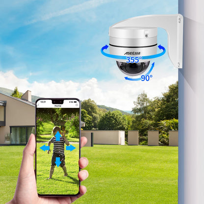 Smart 8MP PTZ Security Camera with Auto Tracking