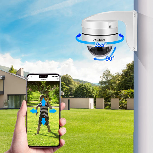Smart 8MP PTZ Security Camera with Auto Tracking
