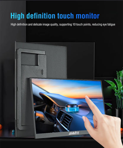 15.6" 1080P HDR Portable Touchscreen Monitor for Gaming