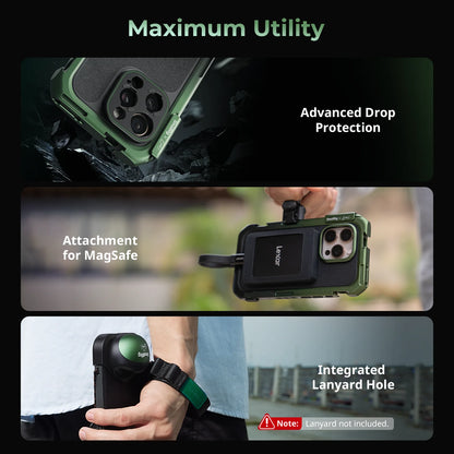 Mobile Video Kit with Wireless Handle for iPhone 16 Pro