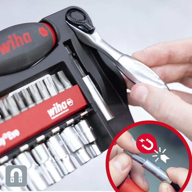40 Piece Ratchet Drill Bit and Nut Driver Set