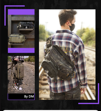 Portable Tactical Chest Pack Molle Strap Utility Bag