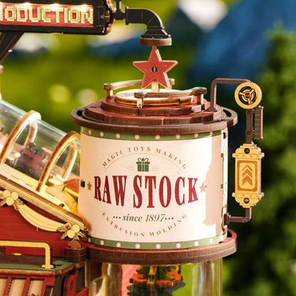 3D Wooden Puzzle Music Box Christmas Gift Factory