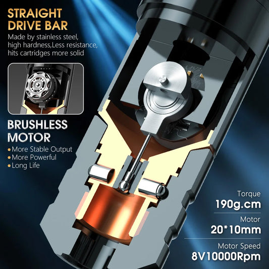 Ninja Nova 1 Cordless Tattoo Pen for Artists