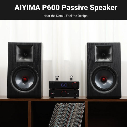 6.5" Passive Bookshelf Speaker with Silk Tweeter