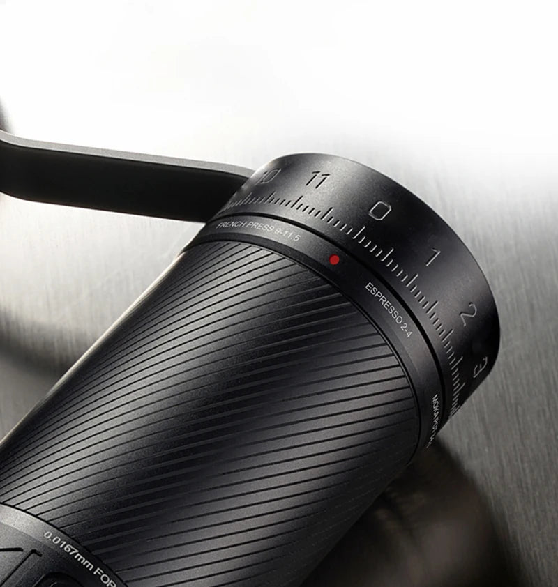 Precision Manual Coffee Grinder with 45mm Burr and 120 Clicks