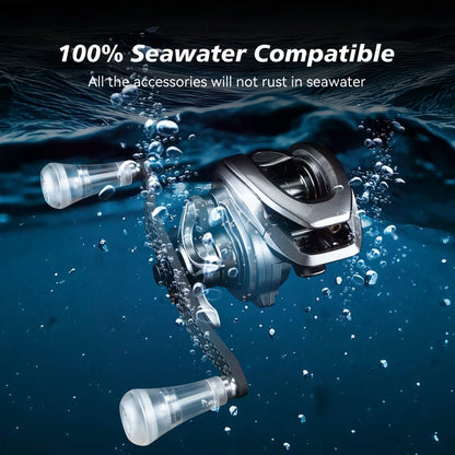 100MG Baitcasting Fishing Reel 5kg Drag 6.3:1 Gear Ratio