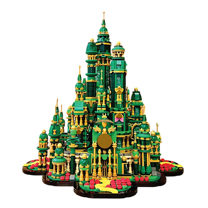 Large Emerald Castle Brick Model Set 3892 Pieces Display