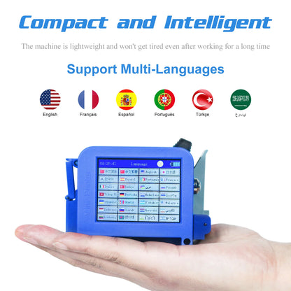 Portable Handheld Inkjet Printer QR Barcode Date Coder