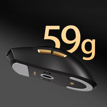 White Wireless Gaming Mouse with 8K Polling Rate
