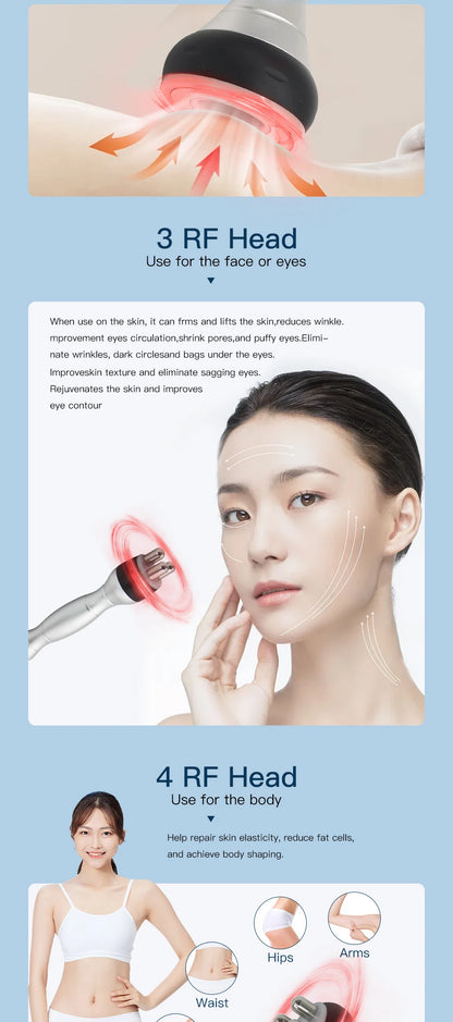 3-in-1 Ultrasonic Body Slimming Machine with RF Therapy