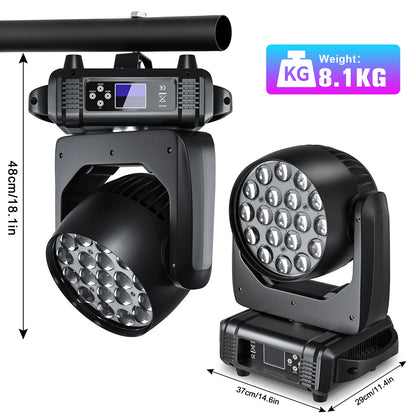 300W RGBW LED Moving Head Light DMX DJ Party