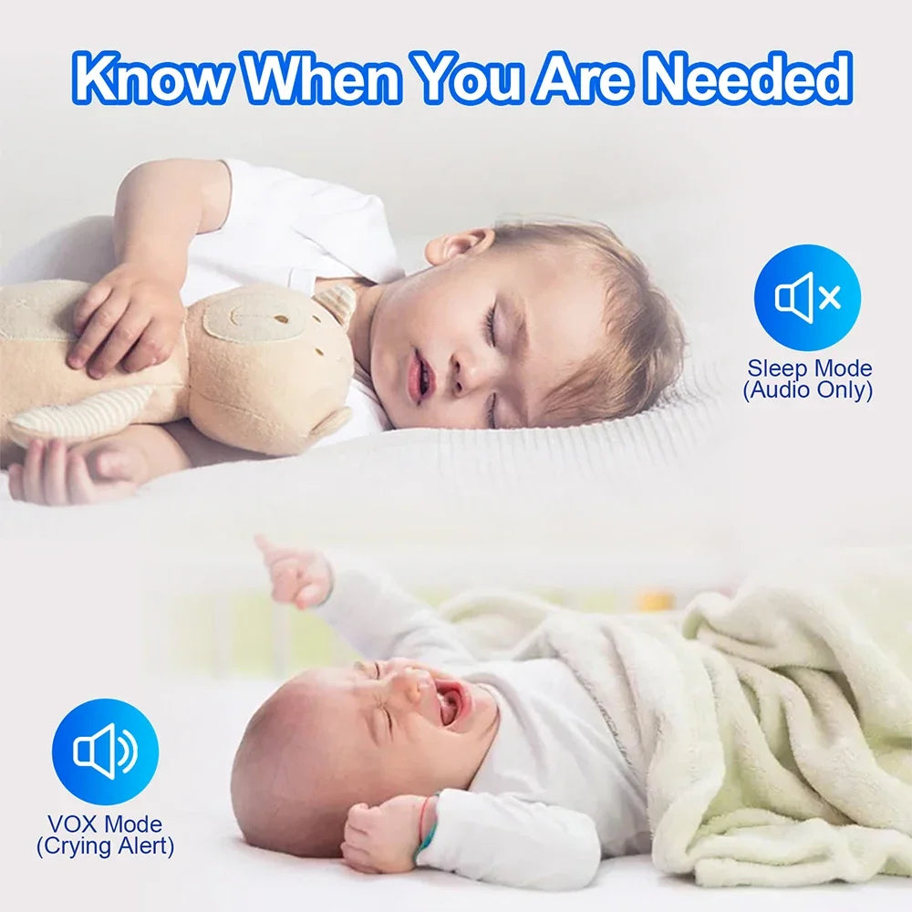 7 Inch Wireless Baby Monitor with Two Way Night Vision
