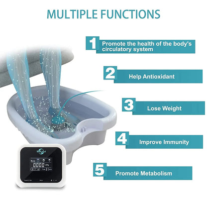 Portable Ionic Foot Bath with AquaCell Ion Technology