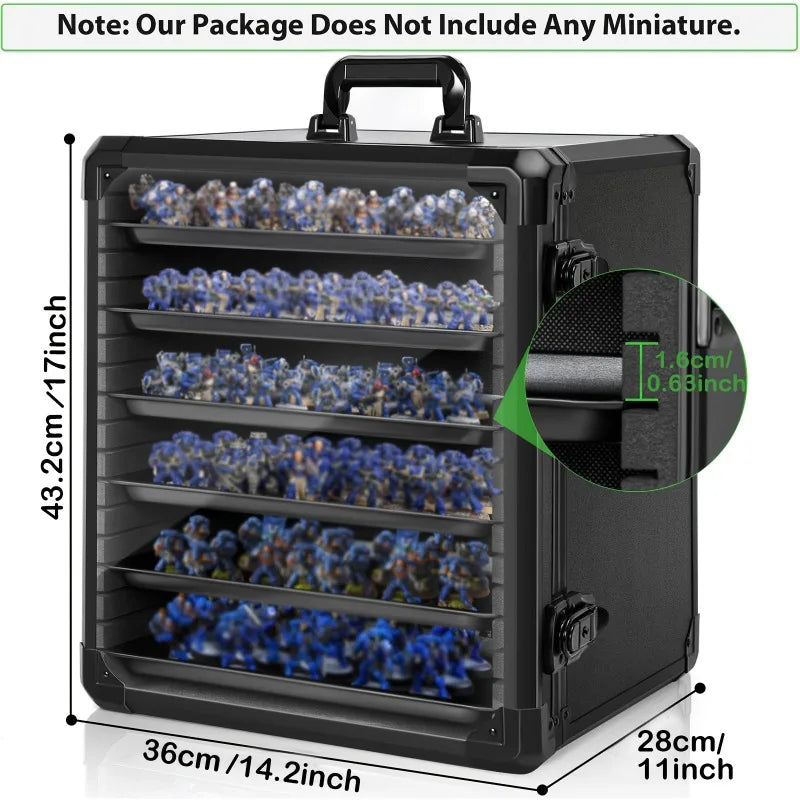 Multi-Layer Display Case for Figures and Collectibles