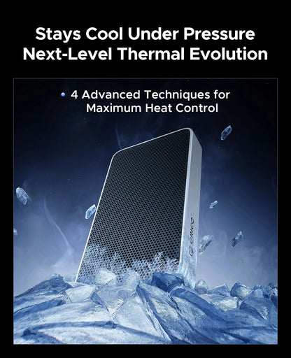 1TB Thunderbolt 5 SSD Enclosure USB4 NVMe Fan-Cooled