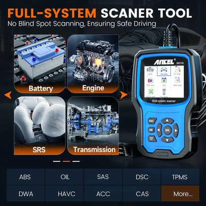 Full System Auto Diagnostic Tool with TPMS Functions
