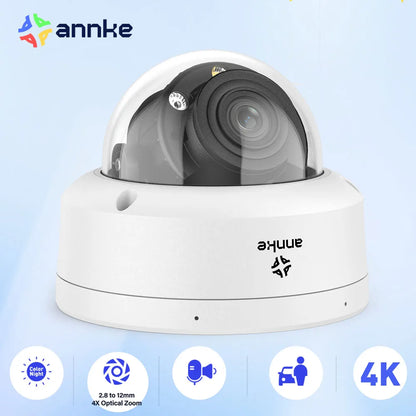 4K 8MP IP67 Waterproof Security Camera with Human Detection