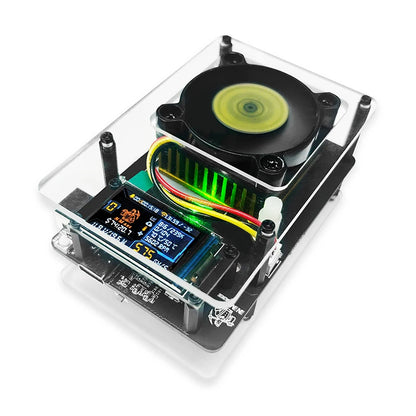 Bitaxe Ultra 500GH/s ASIC Solo Crypto Miner with Full Colour Display