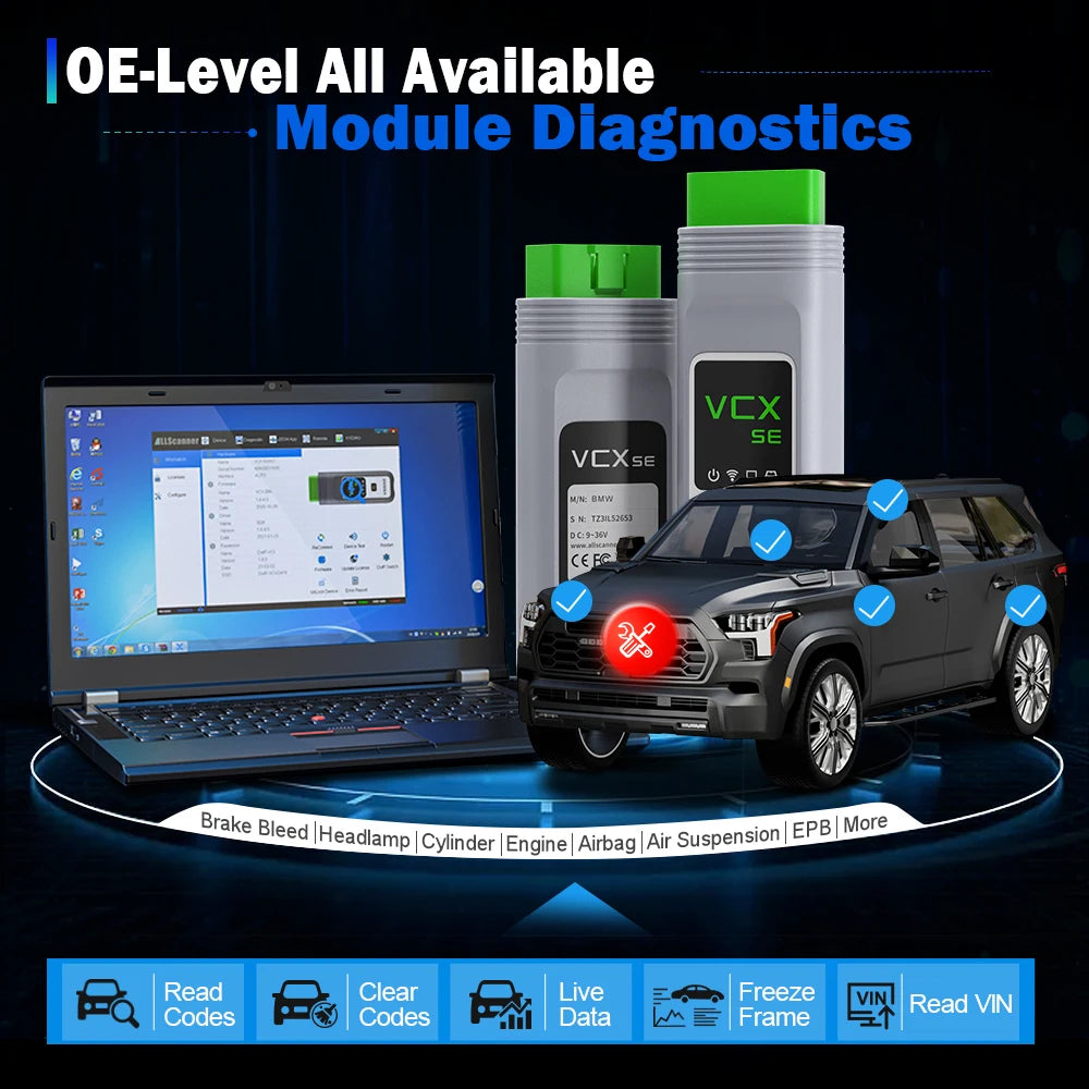 Automotive Diagnostic Device with Built-In SSD Storage