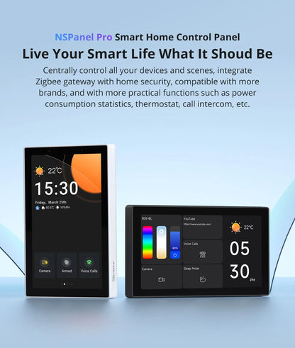 120 Pro Smart Home Panel with DIY Control White