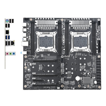Dual LGA2011-3 X99 Motherboard 10 SATA 8 M.2 NVMe
