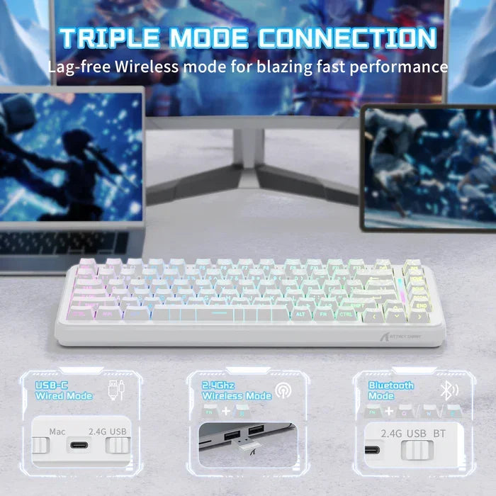 75% Magnetic Switch Gaming Keyboard with 8K RGB