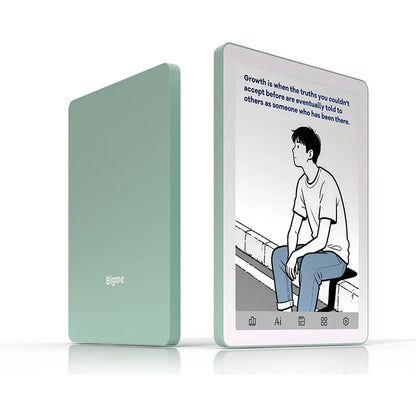 Bigme B6 Green 6" E-Ink Reader with Adjustable Light