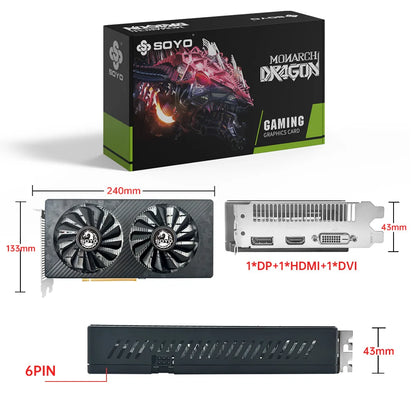 RX 590 8GB GDDR5 PCIe 3.0 Gaming GPU