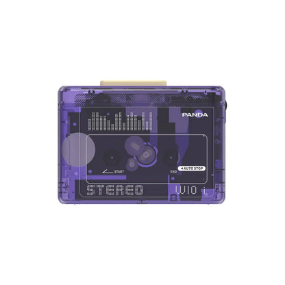 Purple Portable Cassette Player Retro Stereo