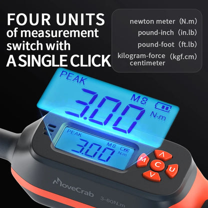 4.2–85N.m Digital Torque Wrench with Vibration Alert