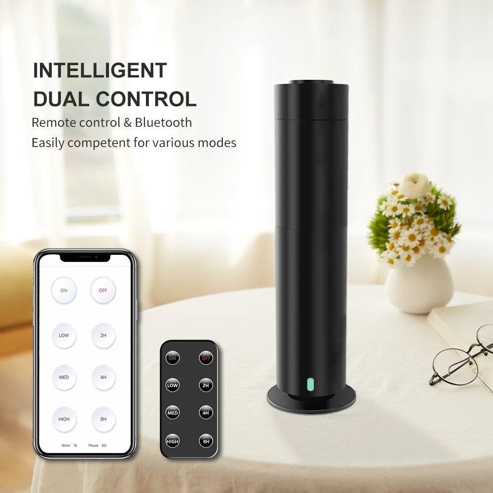 Smart Silver Aroma Diffuser 120ml with Wireless Remote