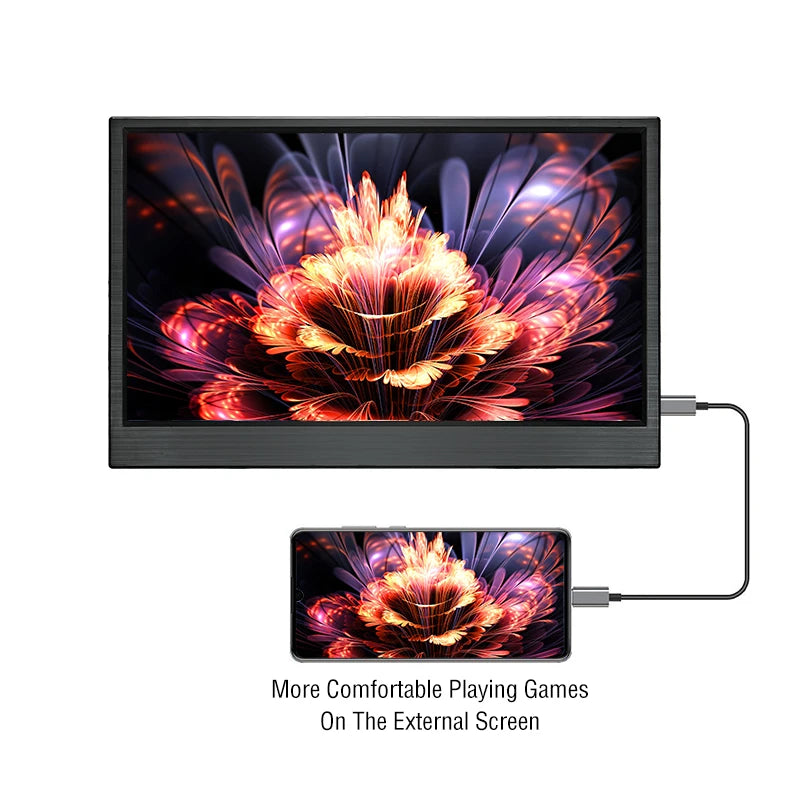 15.6" 1080P HDR Portable Touchscreen Monitor for Gaming