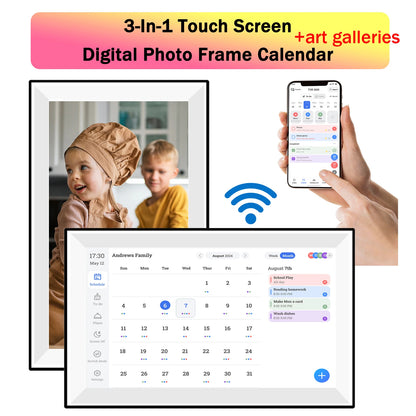 15.6" 3-in-1 Smart WiFi Photo Frame Touchscreen