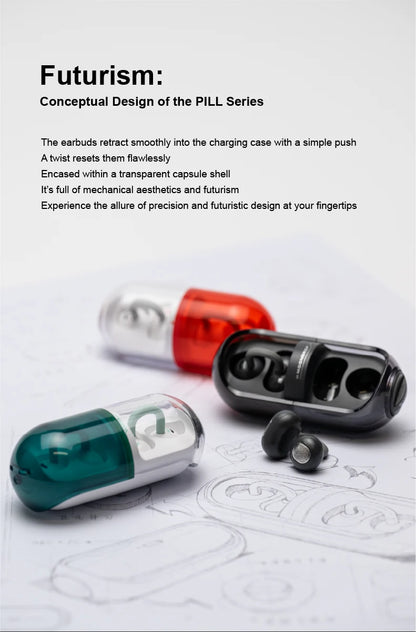 Green Bluetooth 6.0 Open-Ear Earphones with Built-in Mic and IPX4