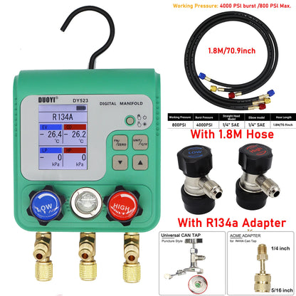 Smart Digital Manifold Gauge for Air Conditioning