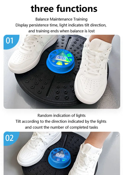 Smart Balance Board with Guidance Light for Home Fitness
