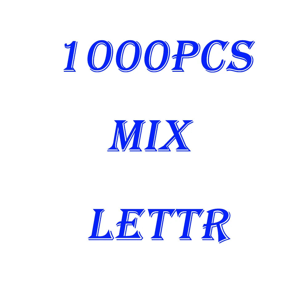 10mm Letter Silicone Beads Bulk Pack Bracelet Necklace DIY
