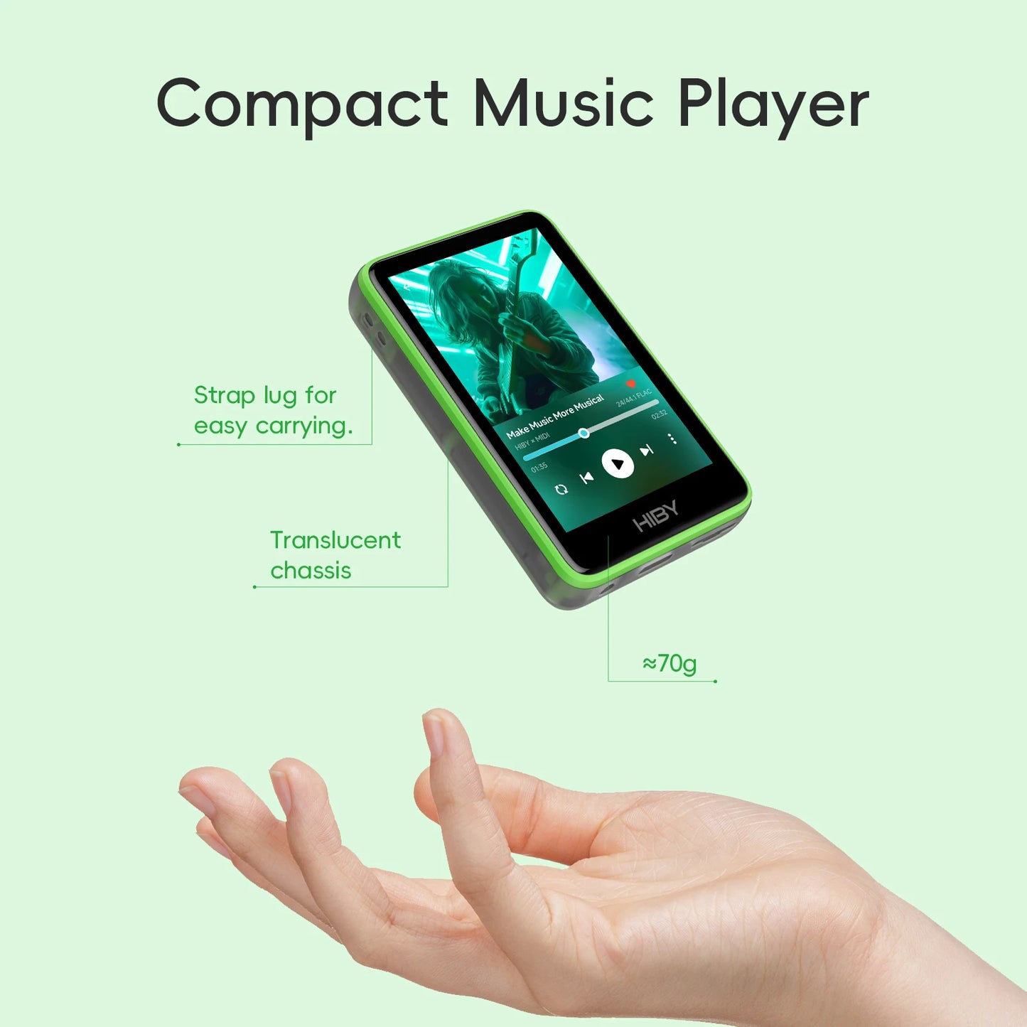Portable HiFi Music Player USB DAC Bluetooth 5.1